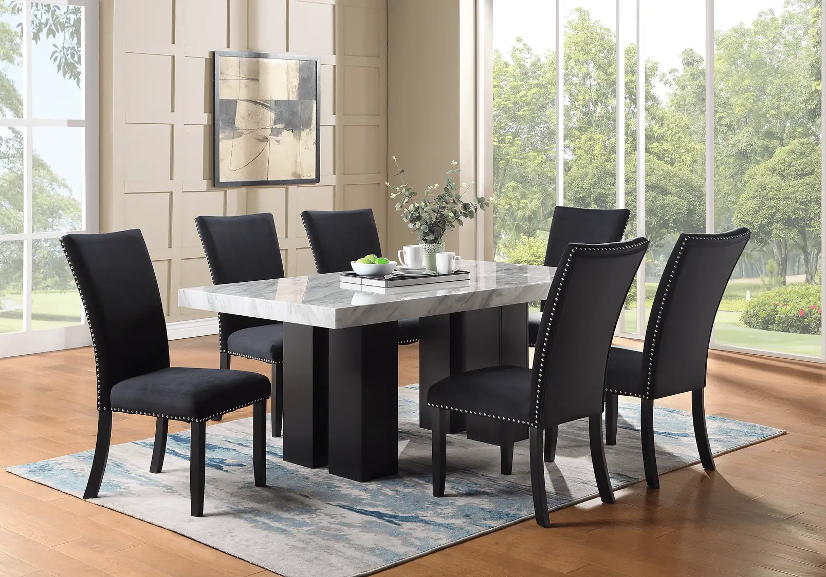 Black Dining Set