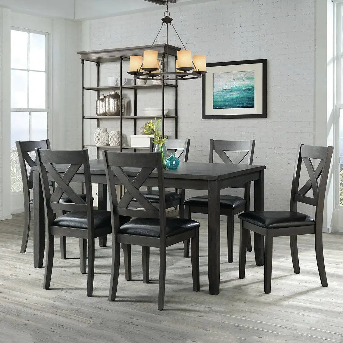 Gray Dining Set